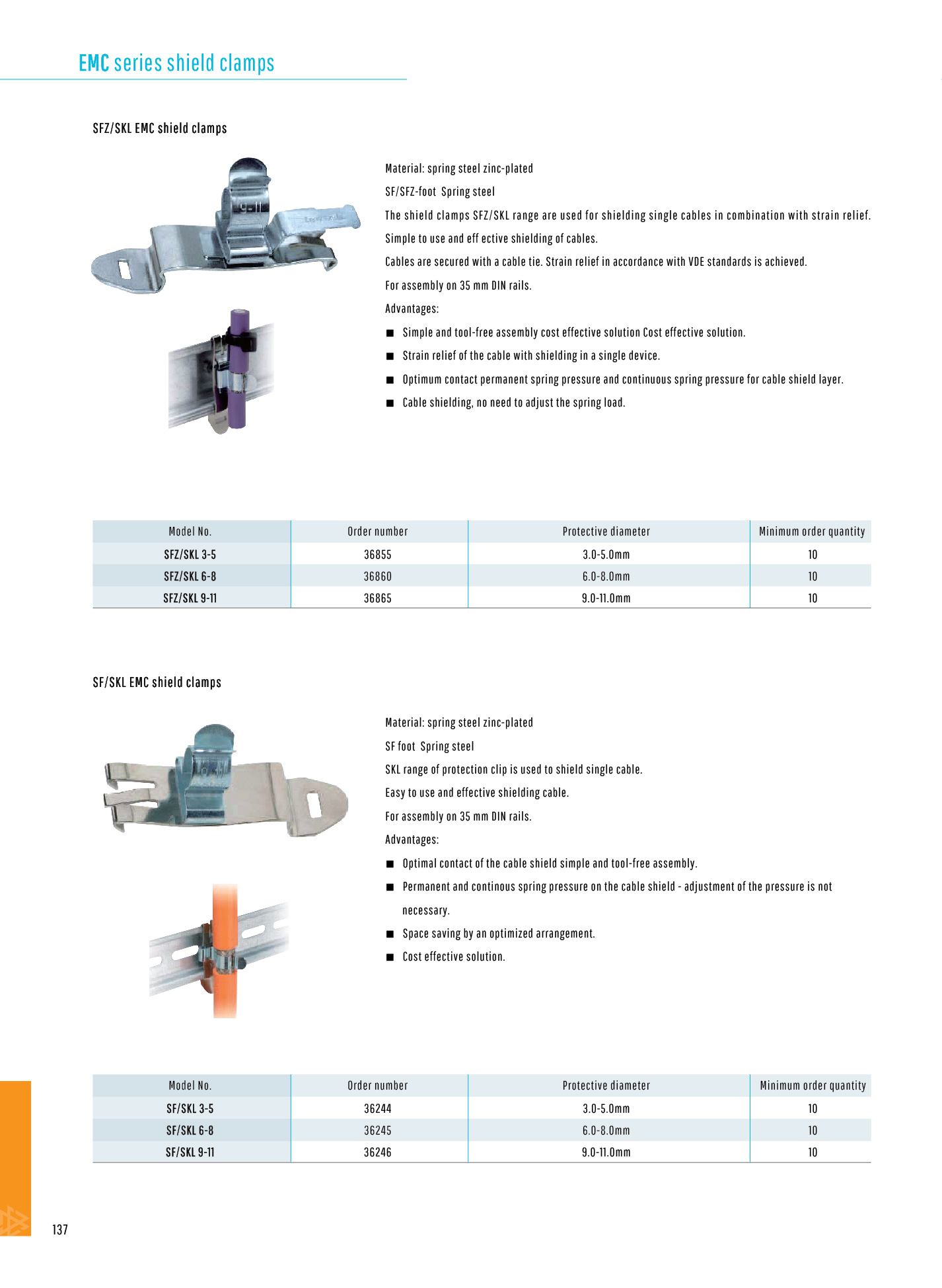 SFZ/SKL EMC Shield Clamps Buy Product on LINKWELL ELECTRIC (SHANGHAI